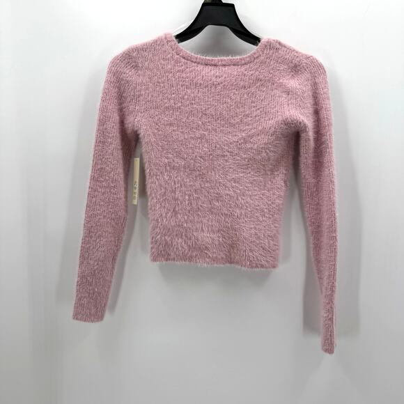 NWT No Boundaries Rhinestone Butterfly Cardigan Sweater in Size M - Picture 3 of 4